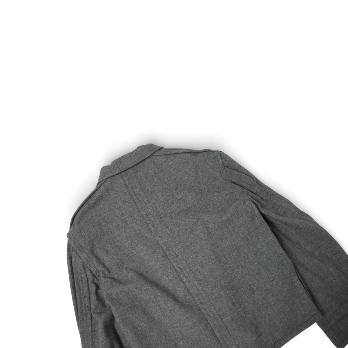 Comme des Garçons Grey Wool Button-Down