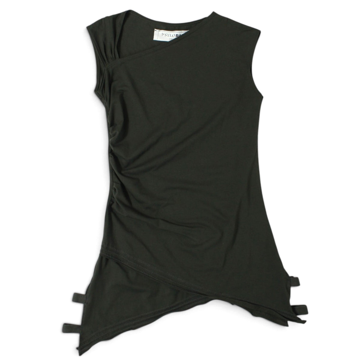 PSYLO Green Asymmetrical Top