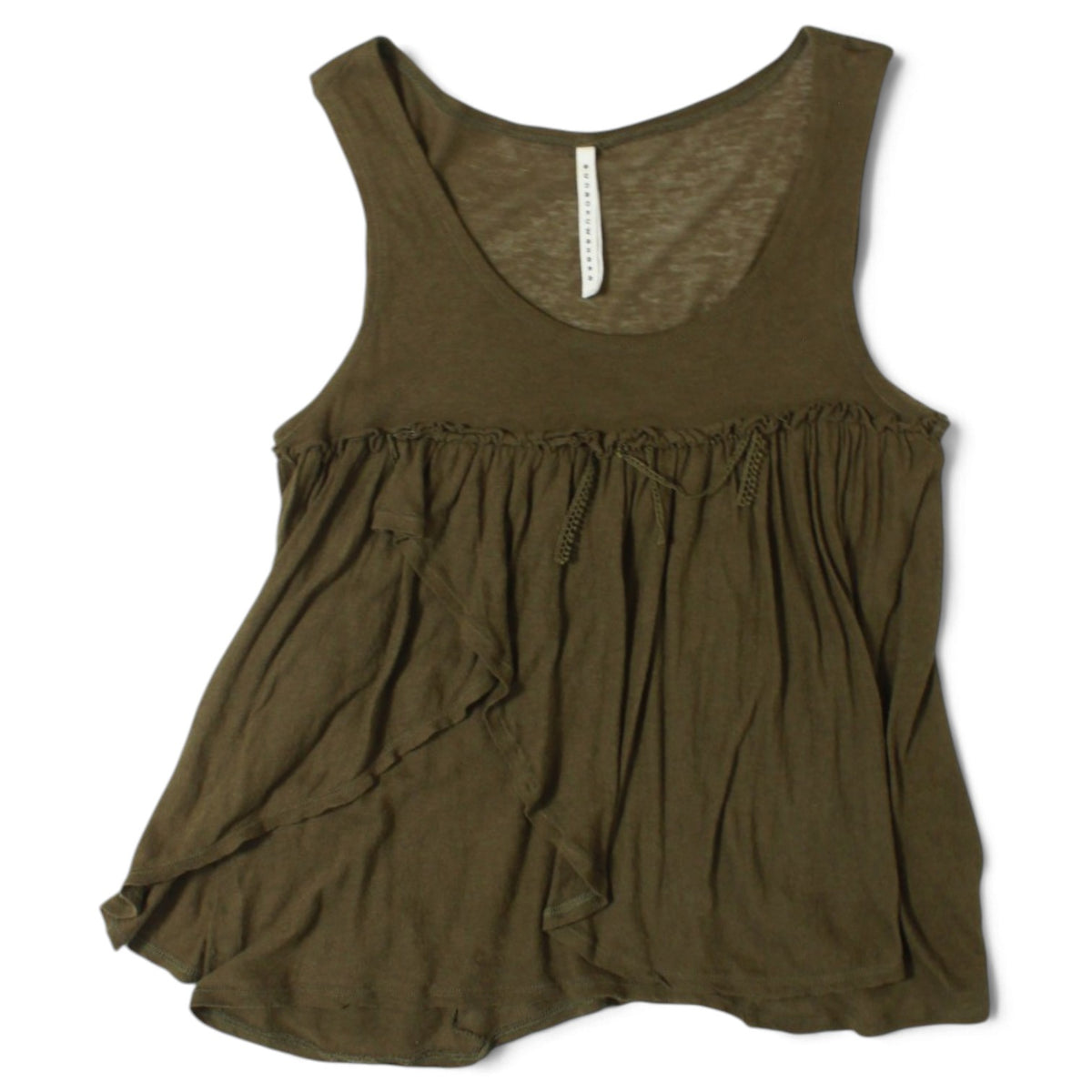 Sunaokuwahara Camo Green Tank Top