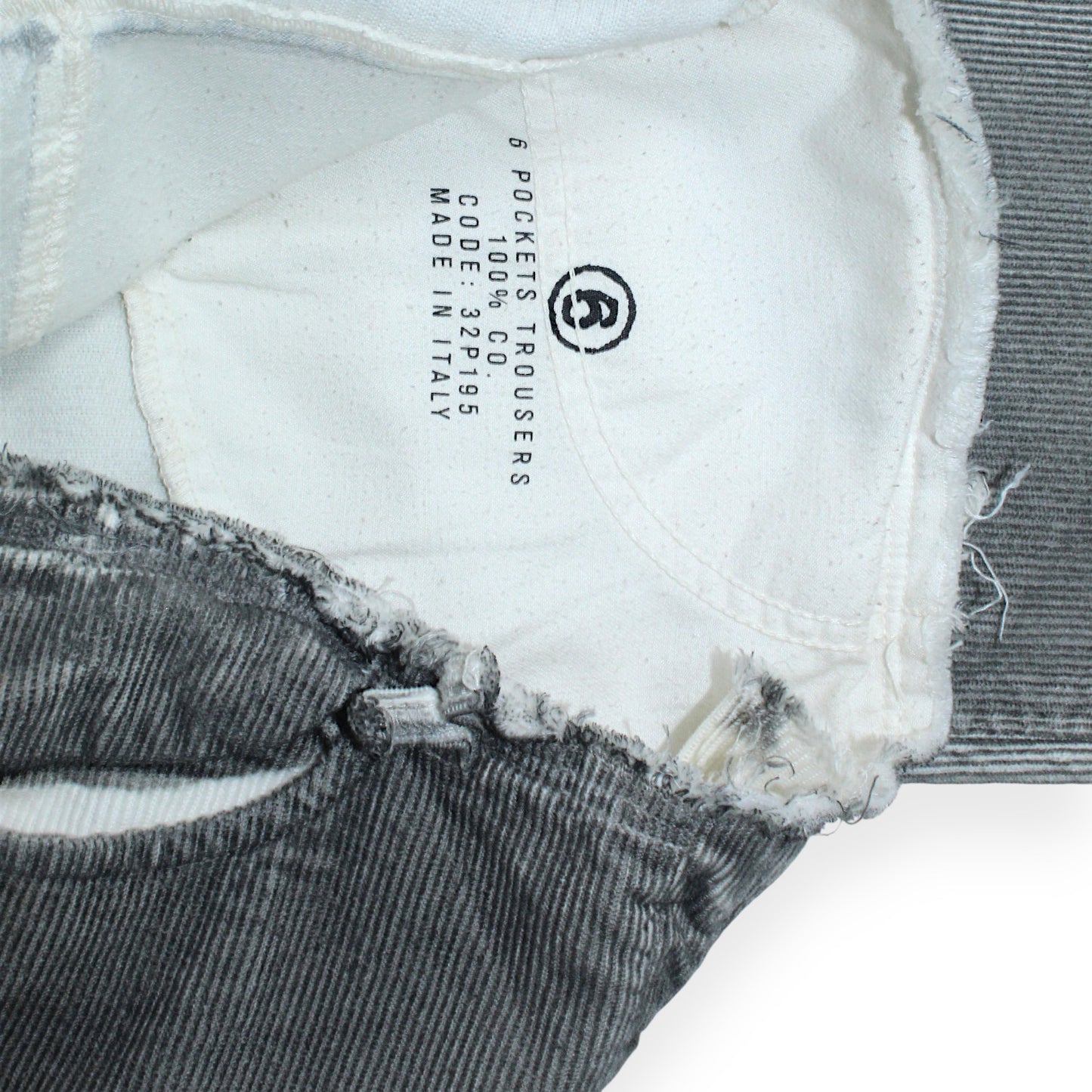 Maison Margiela (6) Painted Corduroy Pants (SS05)