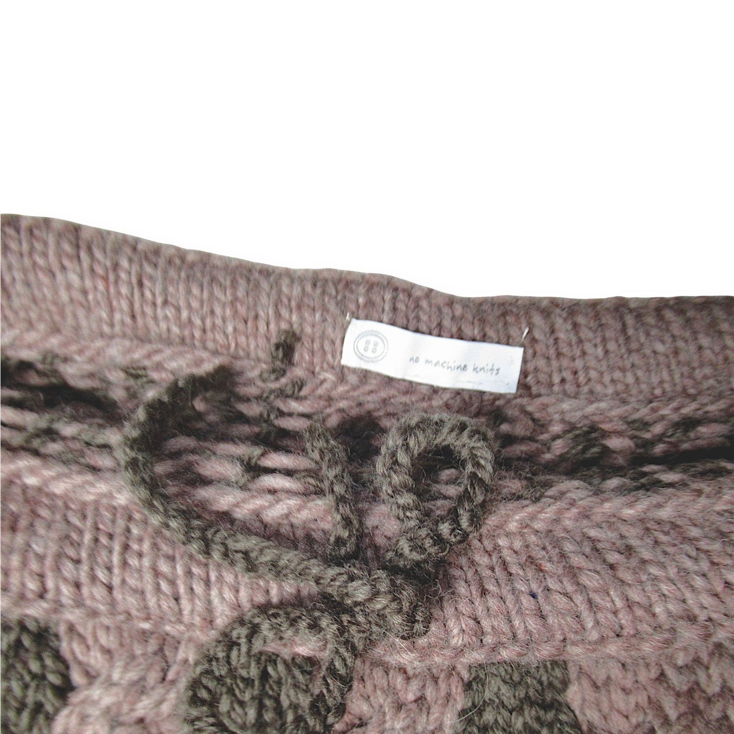 NoMachine Cable Knit Mini Skirt
