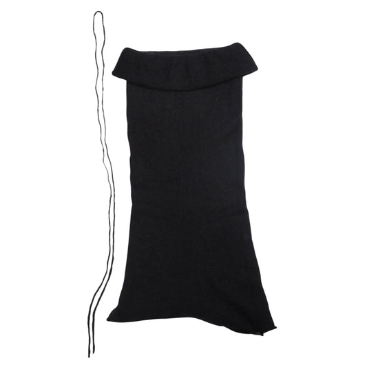 ILuv2Knit Long Mohair Skirt With Waist Tie