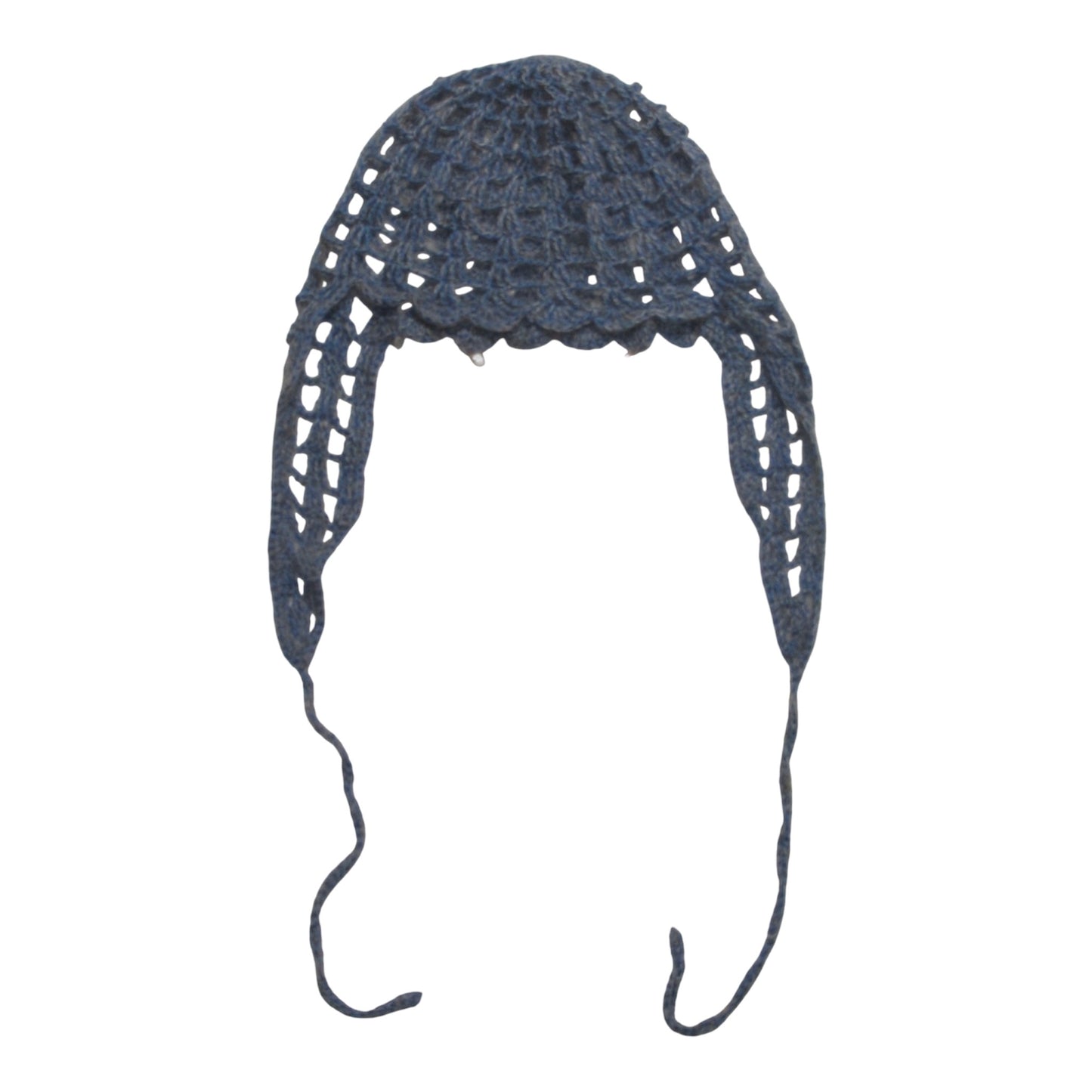 NoMachine Blue Bonnet With Pearl Charms