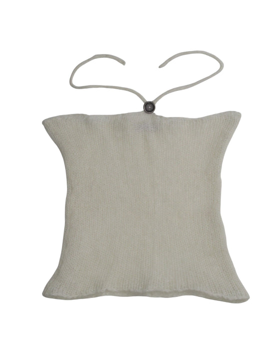 NoMachine Mohair Halter With Statement Button
