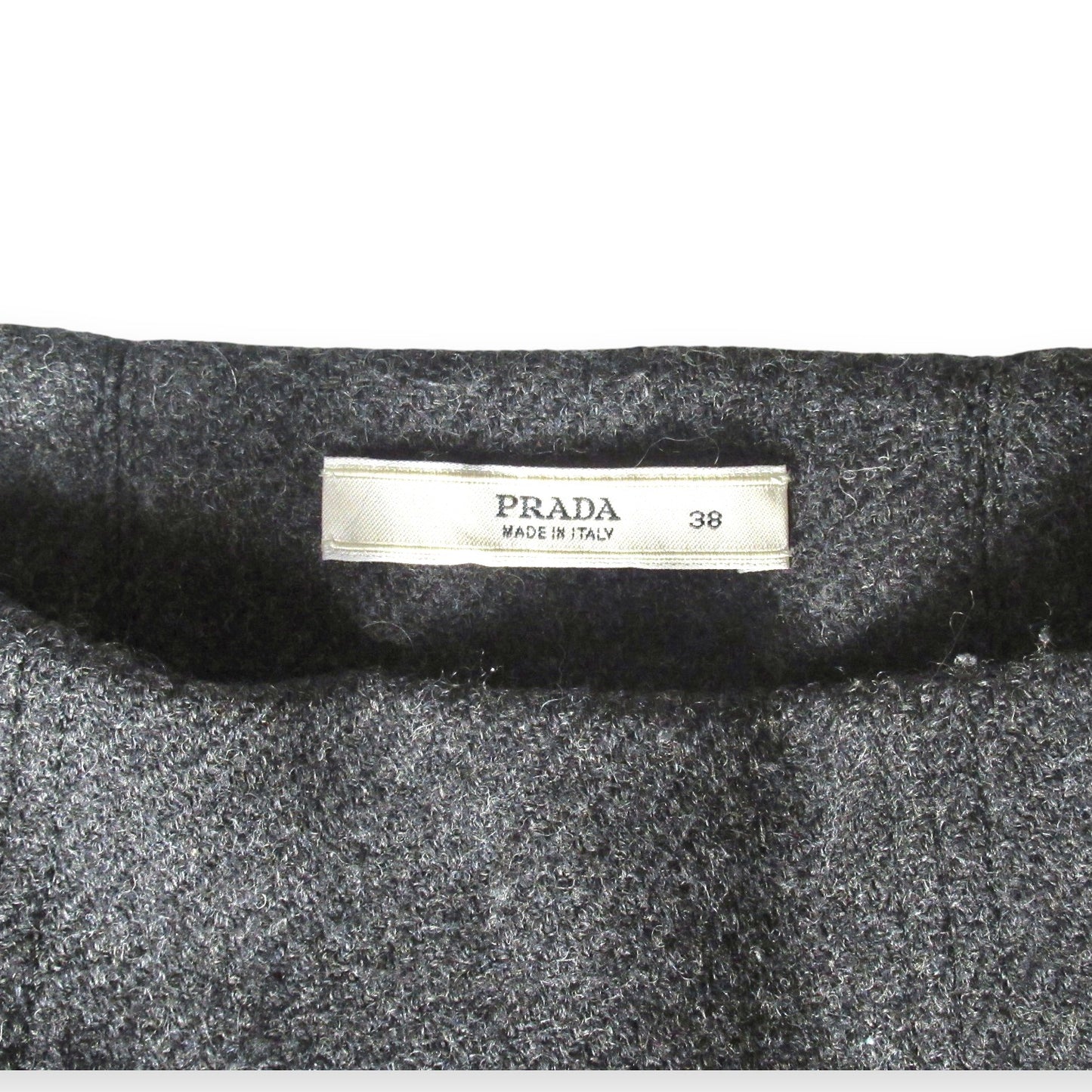 Prada Wool Panel Flare Skirt — Miuccia Prada
