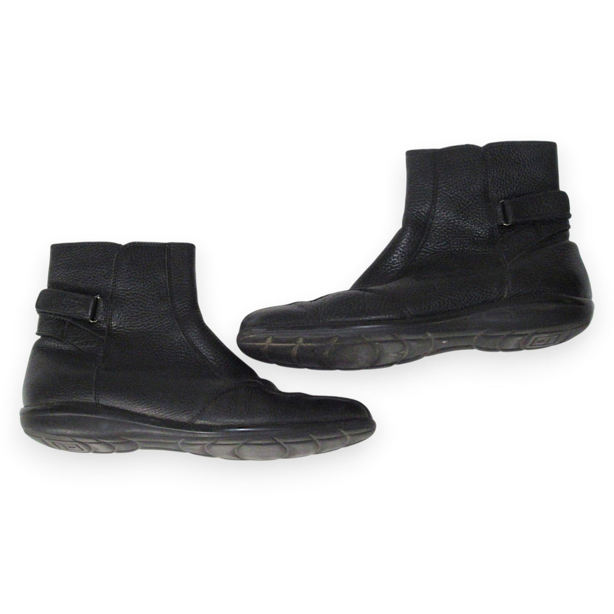 Samsonite Leather Buckle Boots