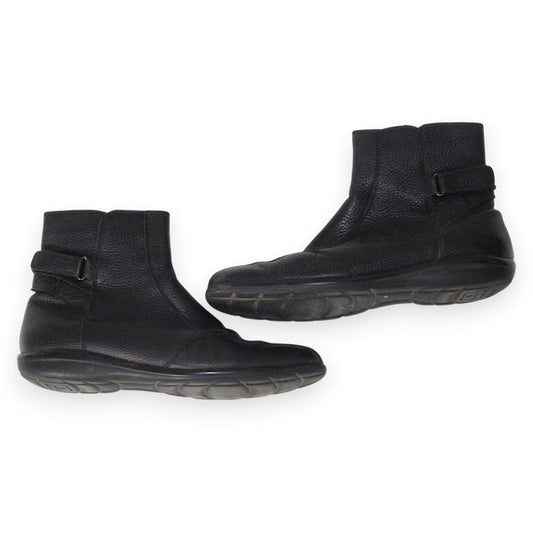 Samsonite Leather Buckle Boots