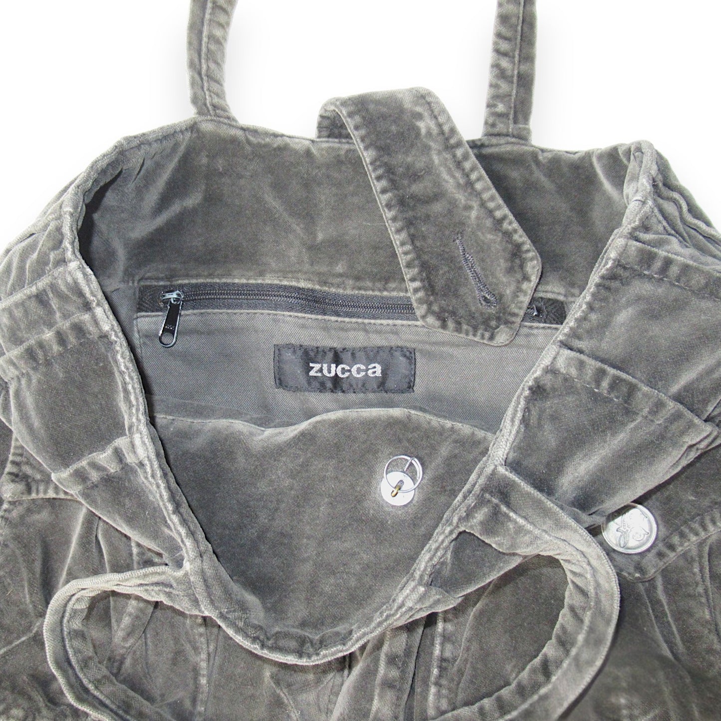 ZUCCa Velvet Utility Tote Bag